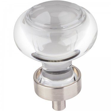 Harlow Cabinet Knob G120, Finishes: Satin Nickel