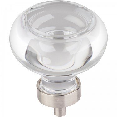 Harlow Cabinet Knob G120L, Finishes: Satin Nickel