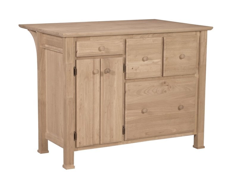 Kitchen Center with Breakfast Bar 48&quot; W x 32&quot;D x36&quot;H