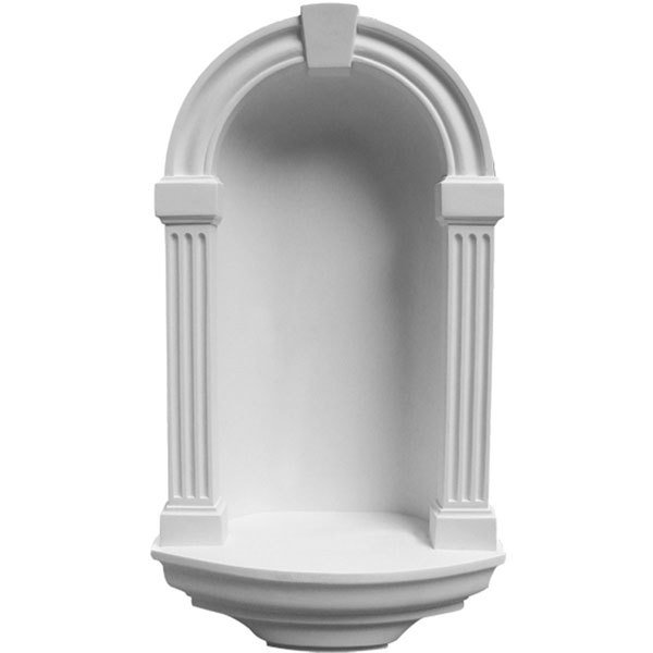 Alexandria Polyurethane Niche: Recessed Mount - 16 3/8&quot;W X 30&quot; H X 8 1/4&quot; D
