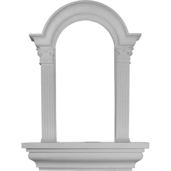Hillsborough Polyurethane Niche: Surface Mount - 30 1/4&quot; W X 42 5/8&quot; H X 6 7/8&quot; D