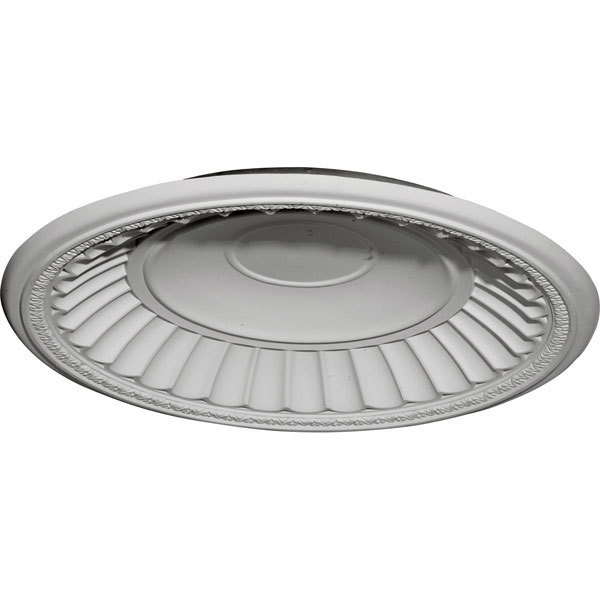 Dublin Polyurethane Ceiling Dome - 26 7/8&quot; OD X 25&quot; ID X 3 7/8&quot; D