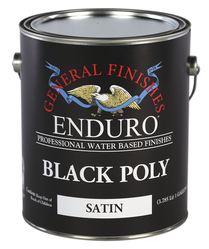Black Poly Satin