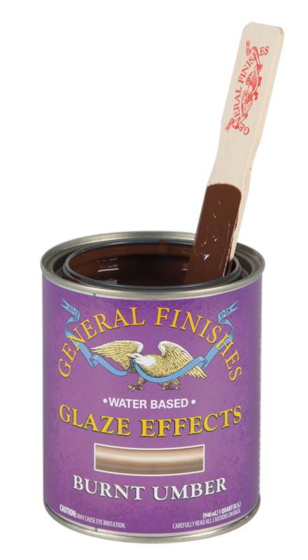 Burnt Umber Glaze Effects