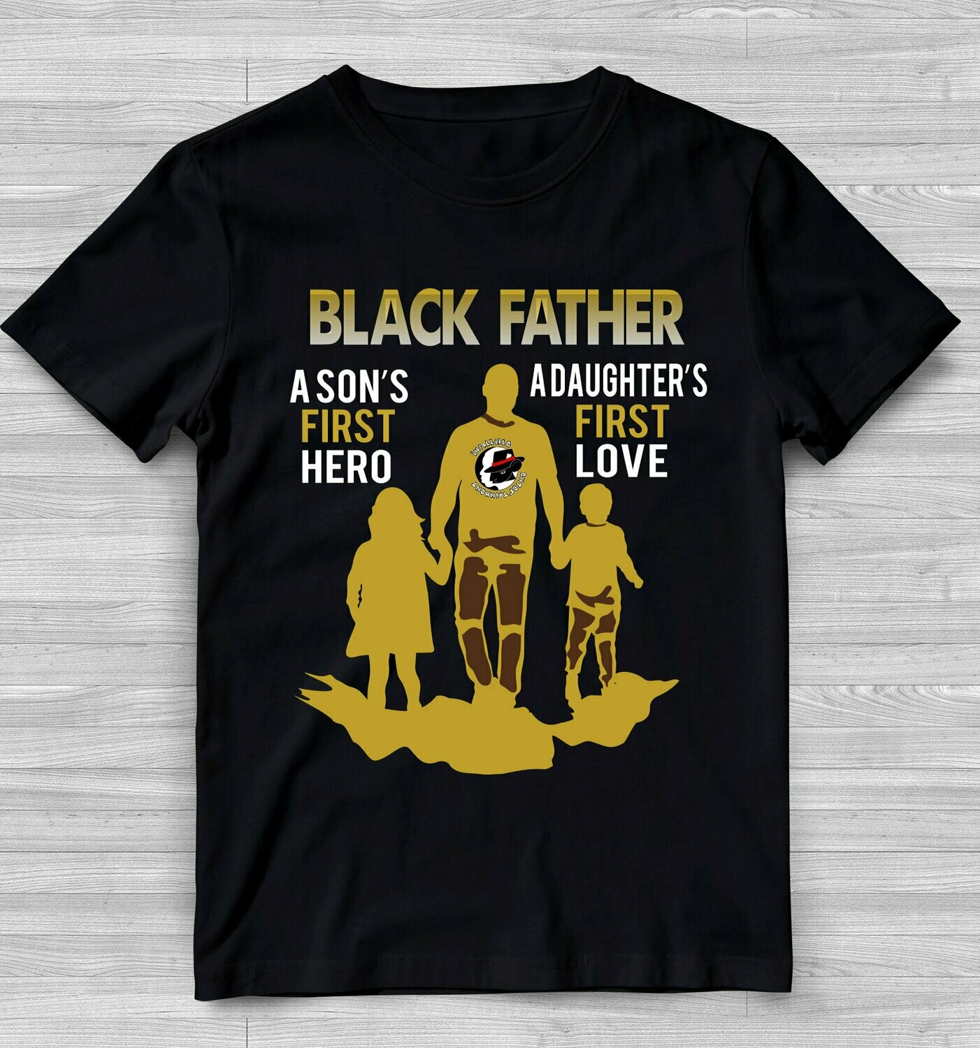 Black Fathers Are Real: We Do Exist: Son & Daughter Influence T-Shirt