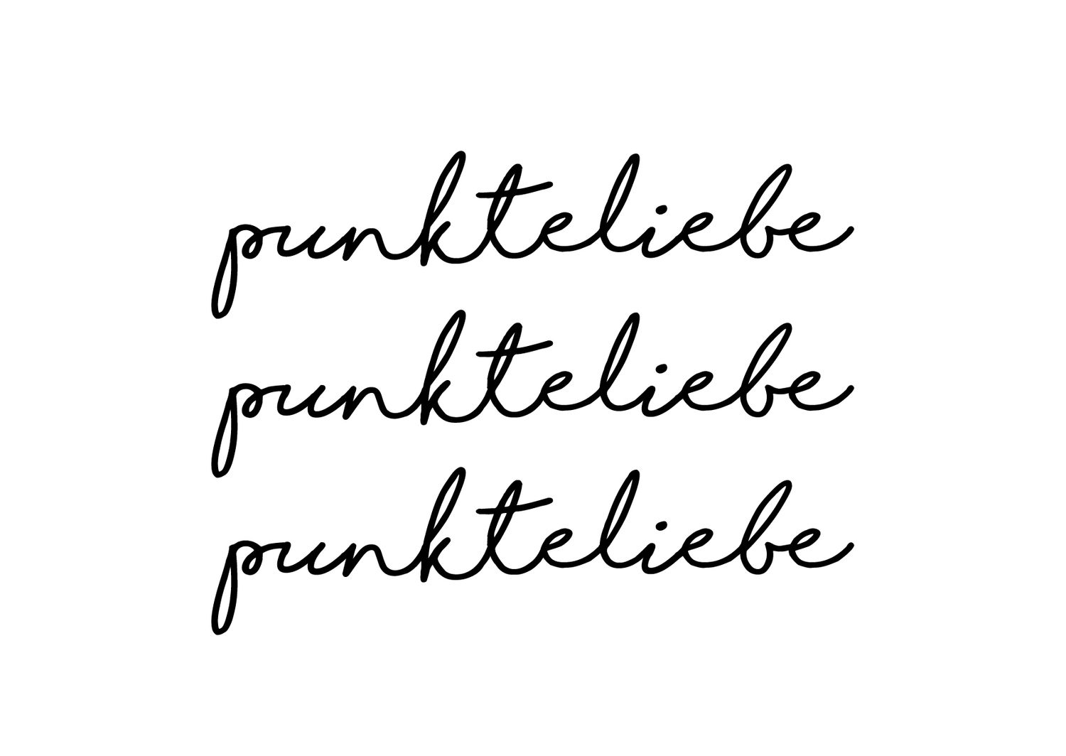 Postkarte punkteliebe³