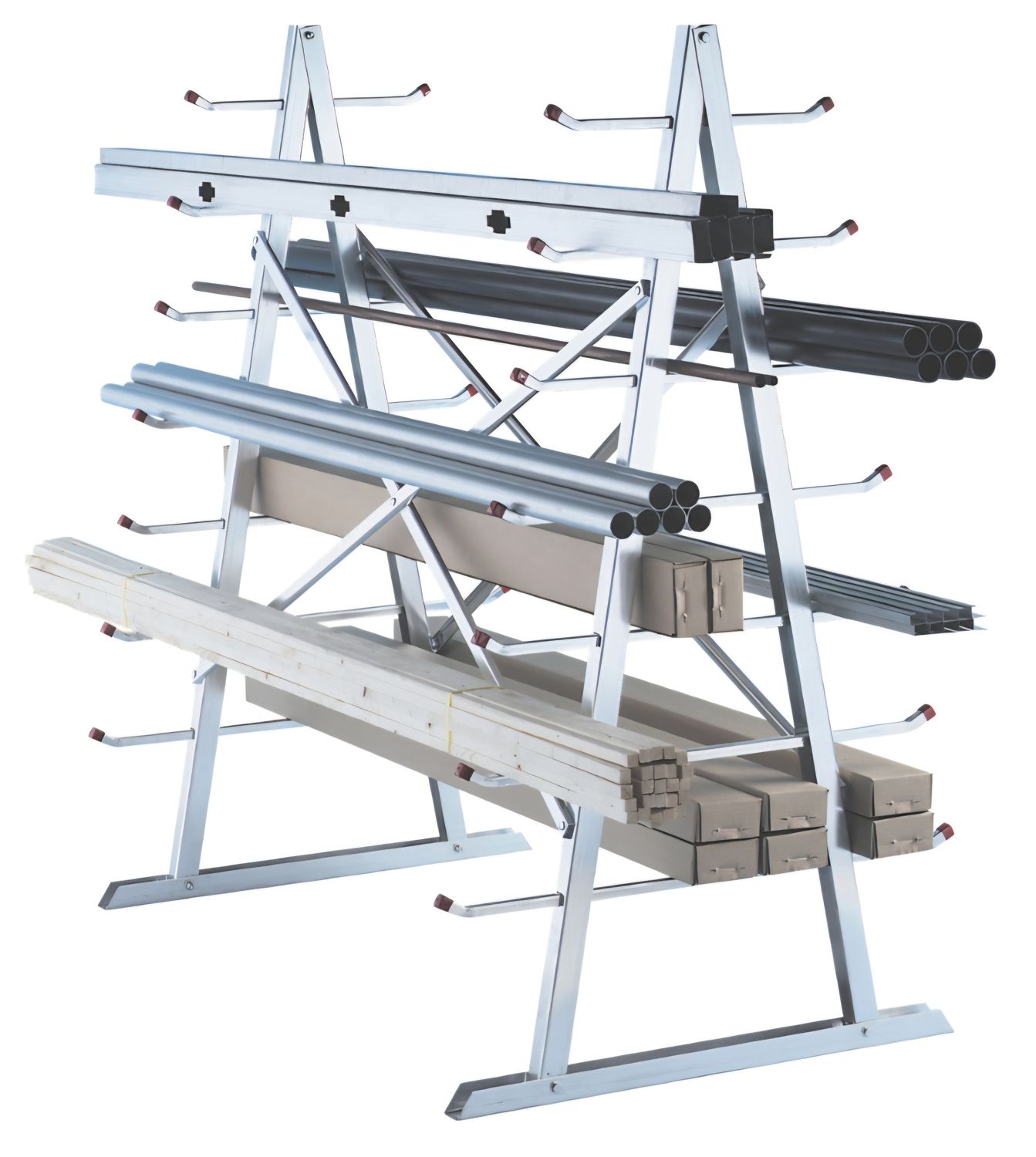 Garage Plank Organizer Grey