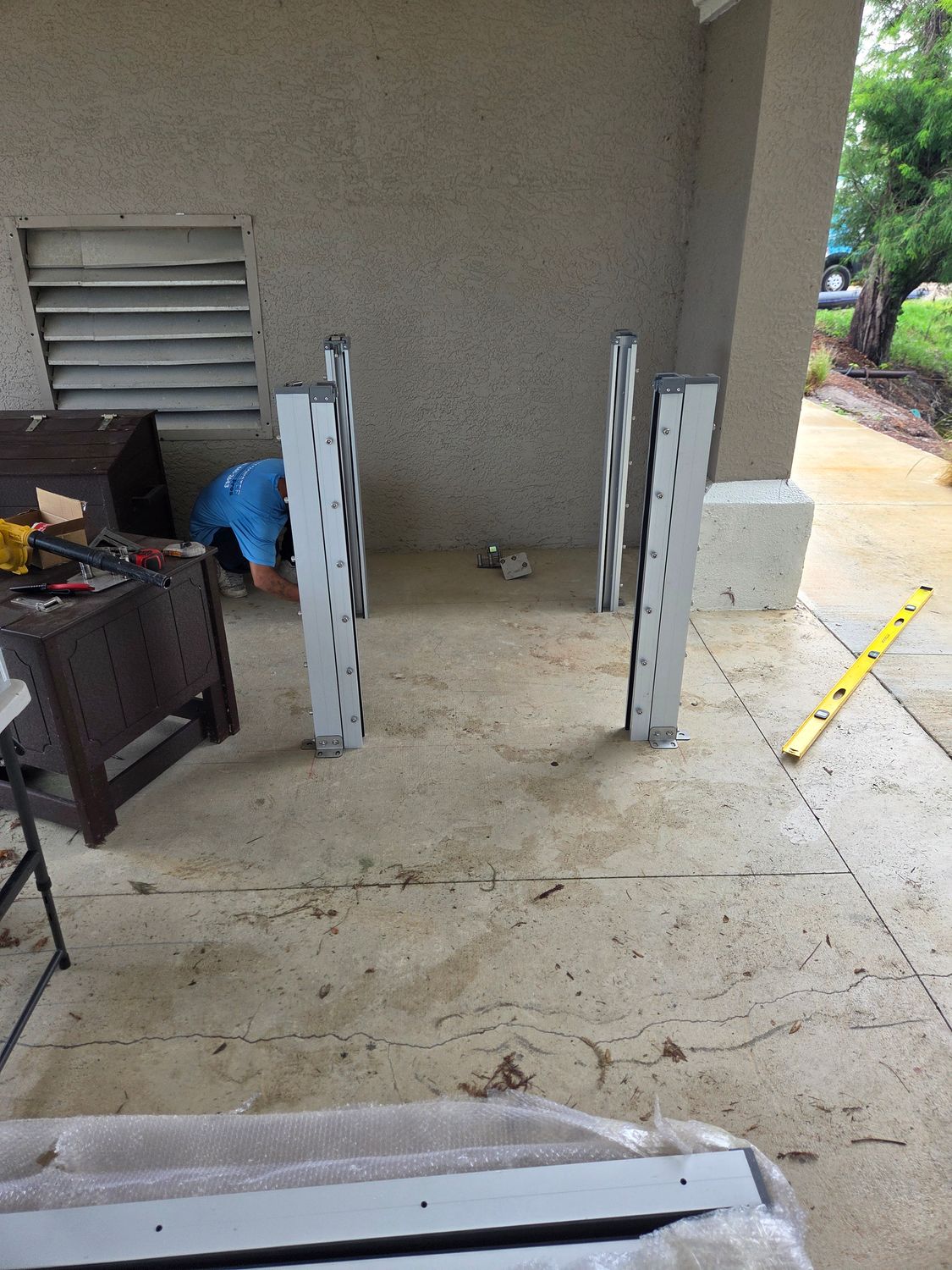 31" Aluminum Flood Barrier Corner Bracket