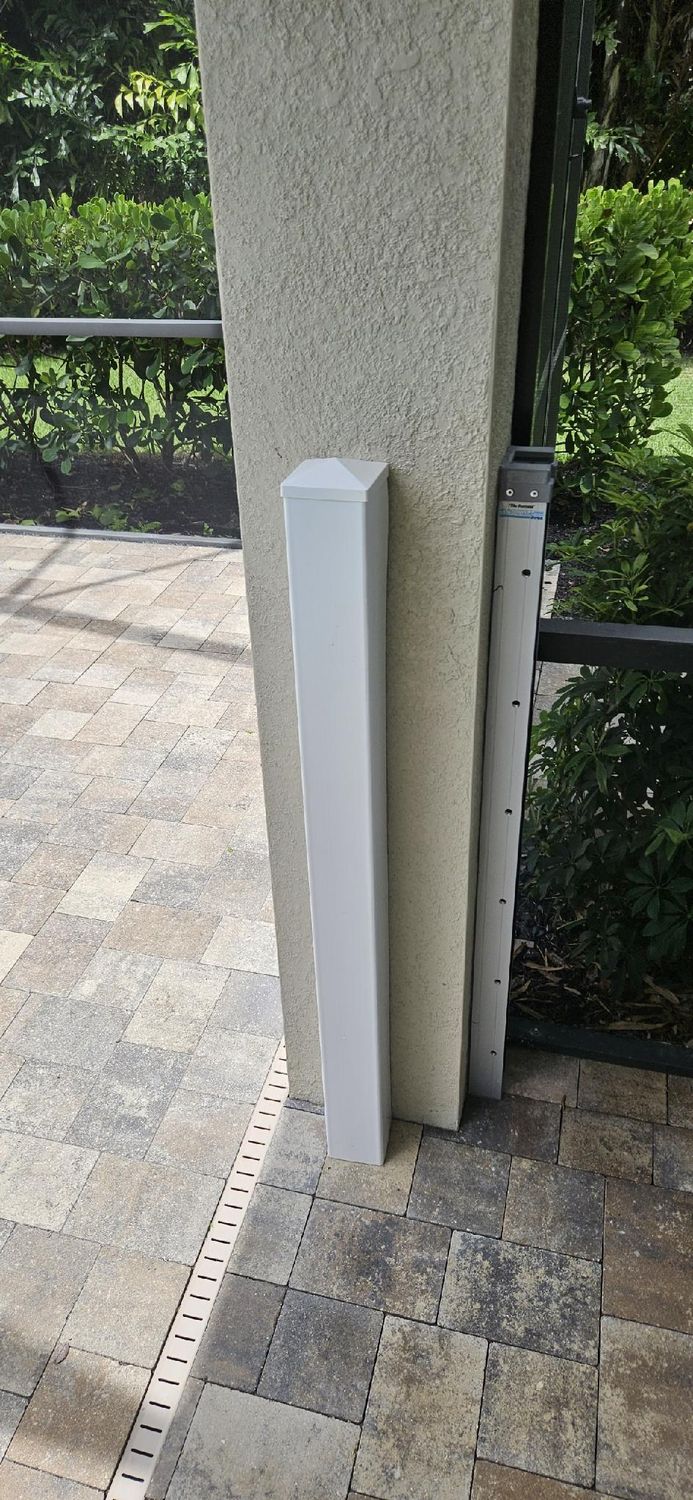 Bracket White Cover and Cap