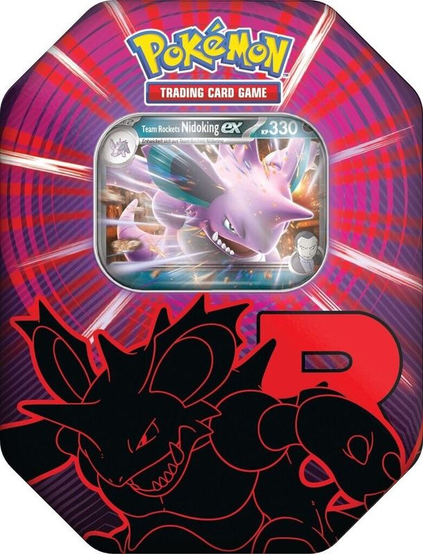 Pokemon - Team Rockets Nidoking ex - Tin Box