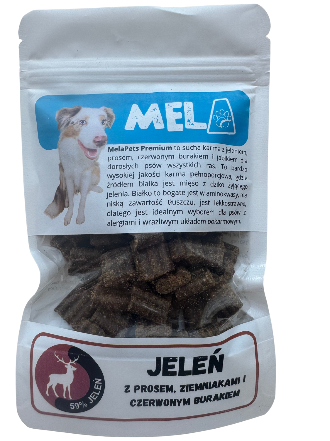 Karma sucha z jelenia - próbka 100g