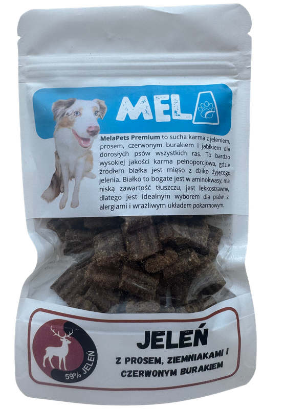 Karma sucha z jelenia - próbka 100g
