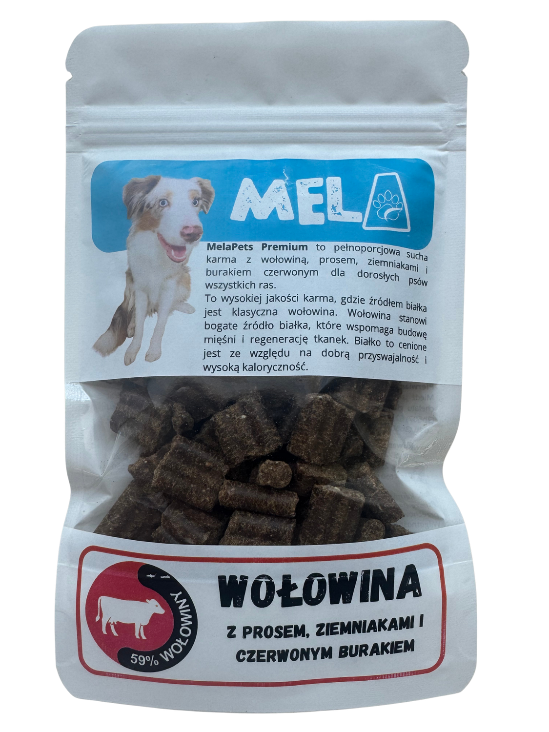 Karma sucha z wołowiny - próbka 100g