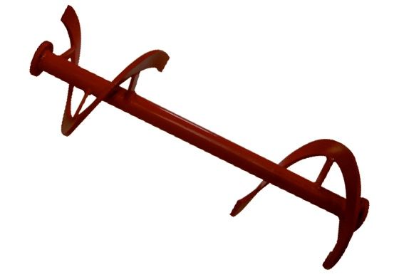 Auger Center Shaft, Connected Paddles