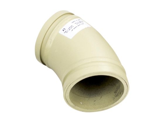 Elbow, 45°,5&quot; Metric,  Twin Wall