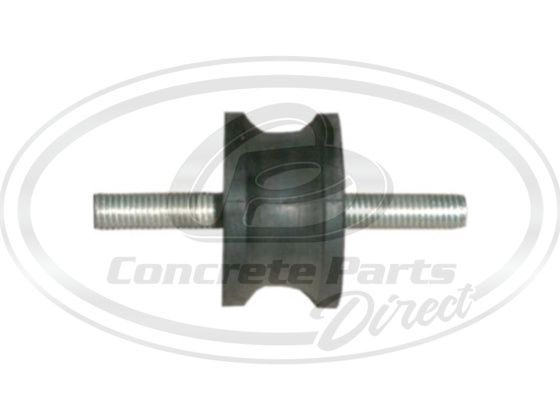 Rubber Buffer, Dual M10 Thread, 50x30