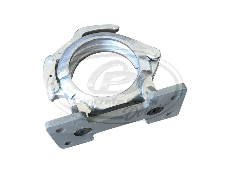 Clamp, Snap, 5" Metric, 4-Hole Bracket, w/o Gasket