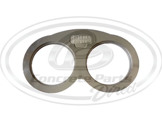 Wear Plate, Non-Carbide, DN200, 8"