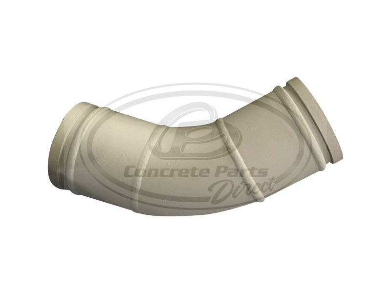 Elbow, 45°, 5" Metric, Twin Wall, w/ 2 Extensions