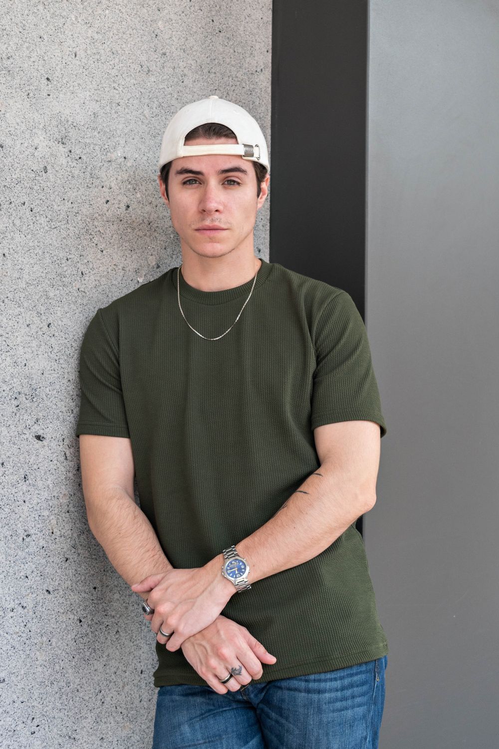 Básica Texturizada color verde militar