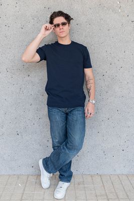 Básica Texturizada color azul