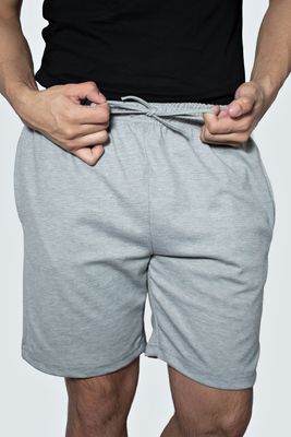 Short de Algodón color gris claro