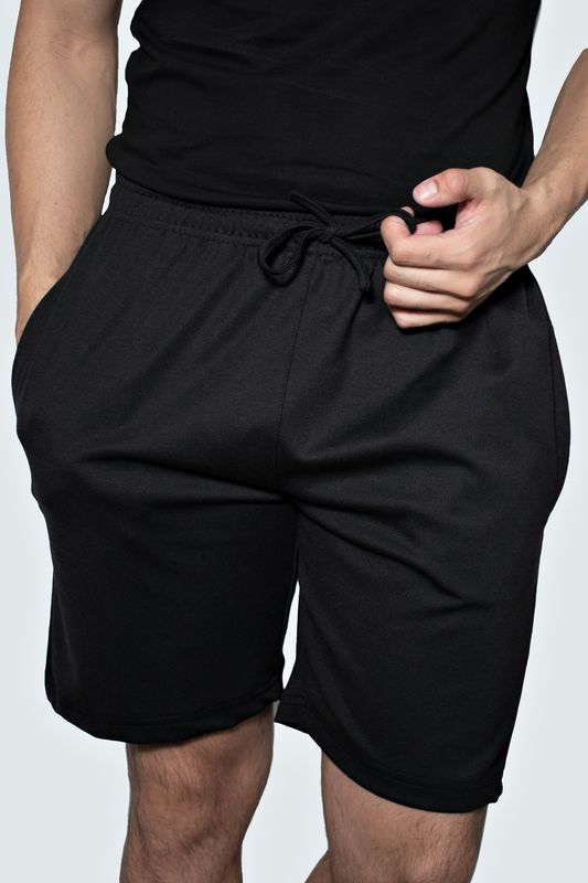 Short de Algodón color negro