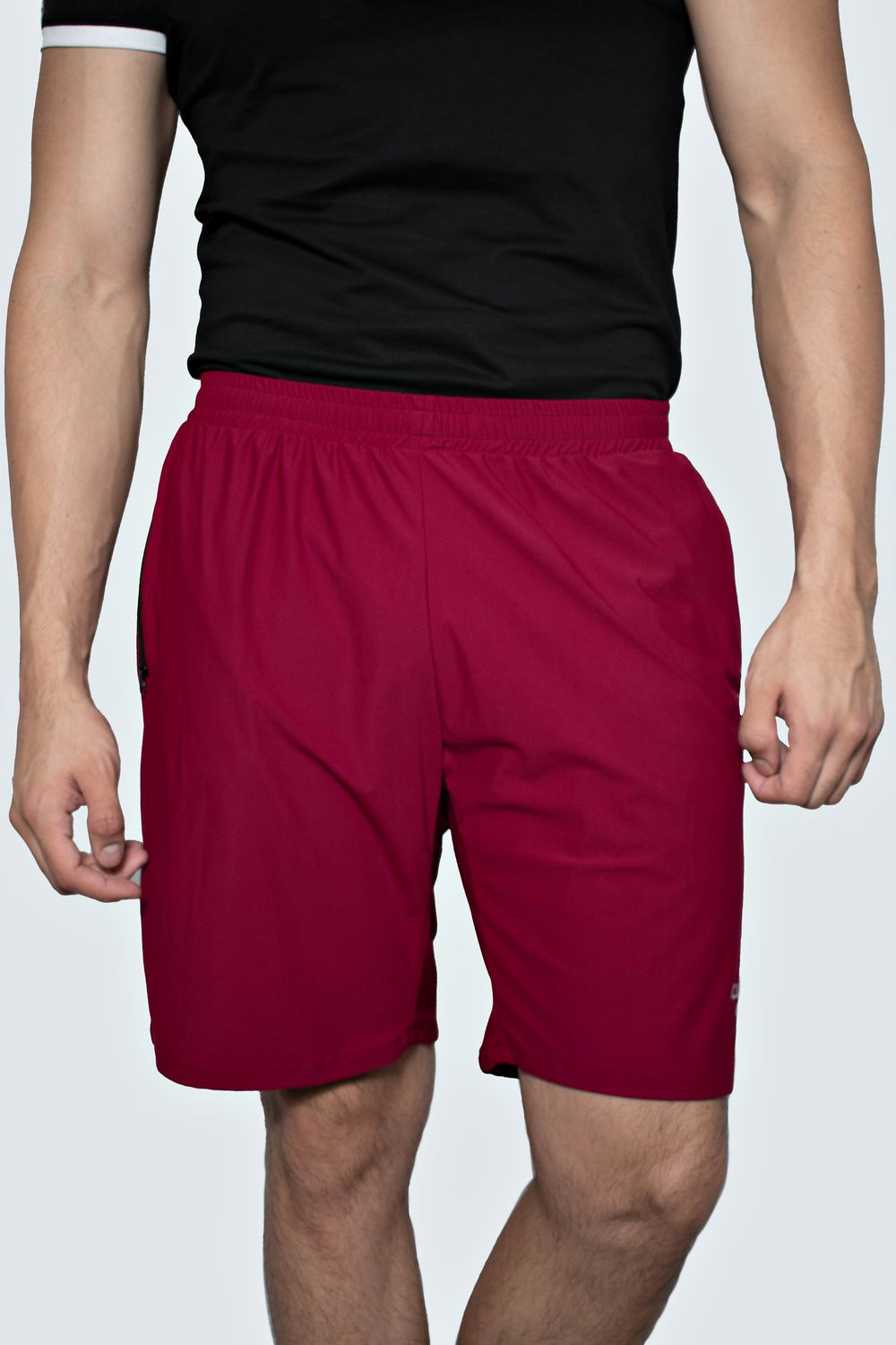Short Deportivo color guindo