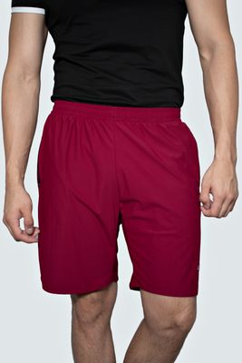 Short Deportivo color guindo