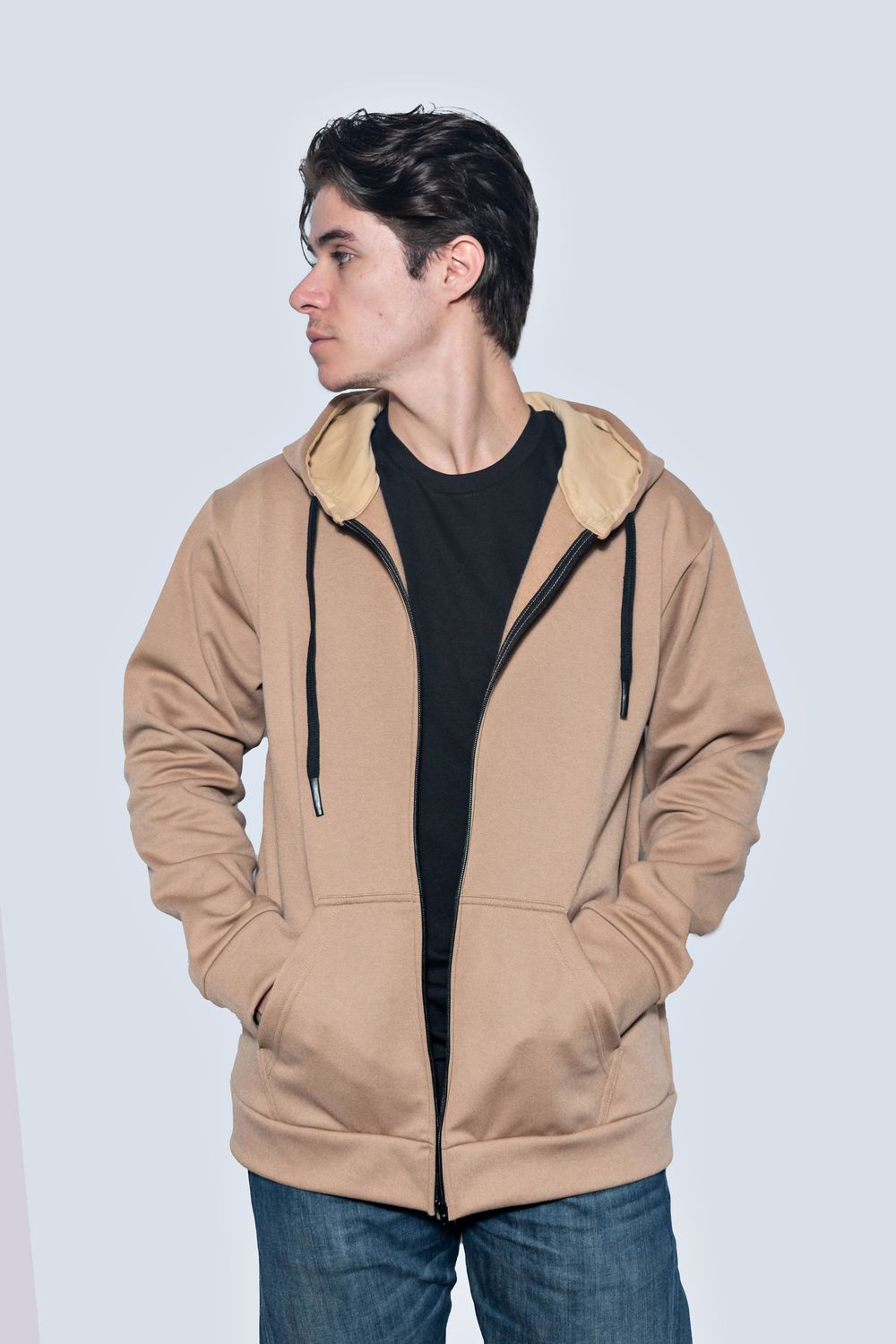 Canguro abierto color arena