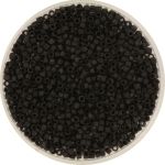 Miyuki Delica 11/0 - DB0310 - Matte Black