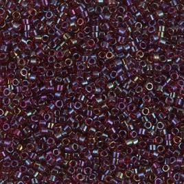 Miyuki Delica 11/0 - DB1751 - Red Lined Topaz Ab