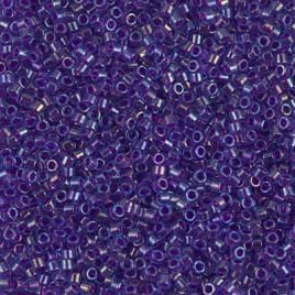 Miyuki Delica 11/0 - DB1755 - Fuchsia Lined Aqua Ab