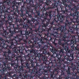 Miyuki Delica 11/0 - DB1758 - Hot Pink Lined Aqua Ab