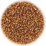 Miyuki Delica 11/0 - DB1779 - White Lined Dk Topaz Ab