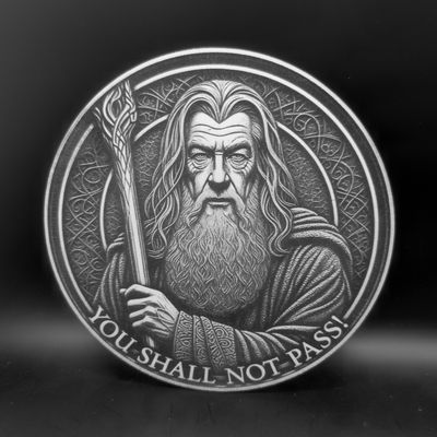 Decoratie - You shall not pass