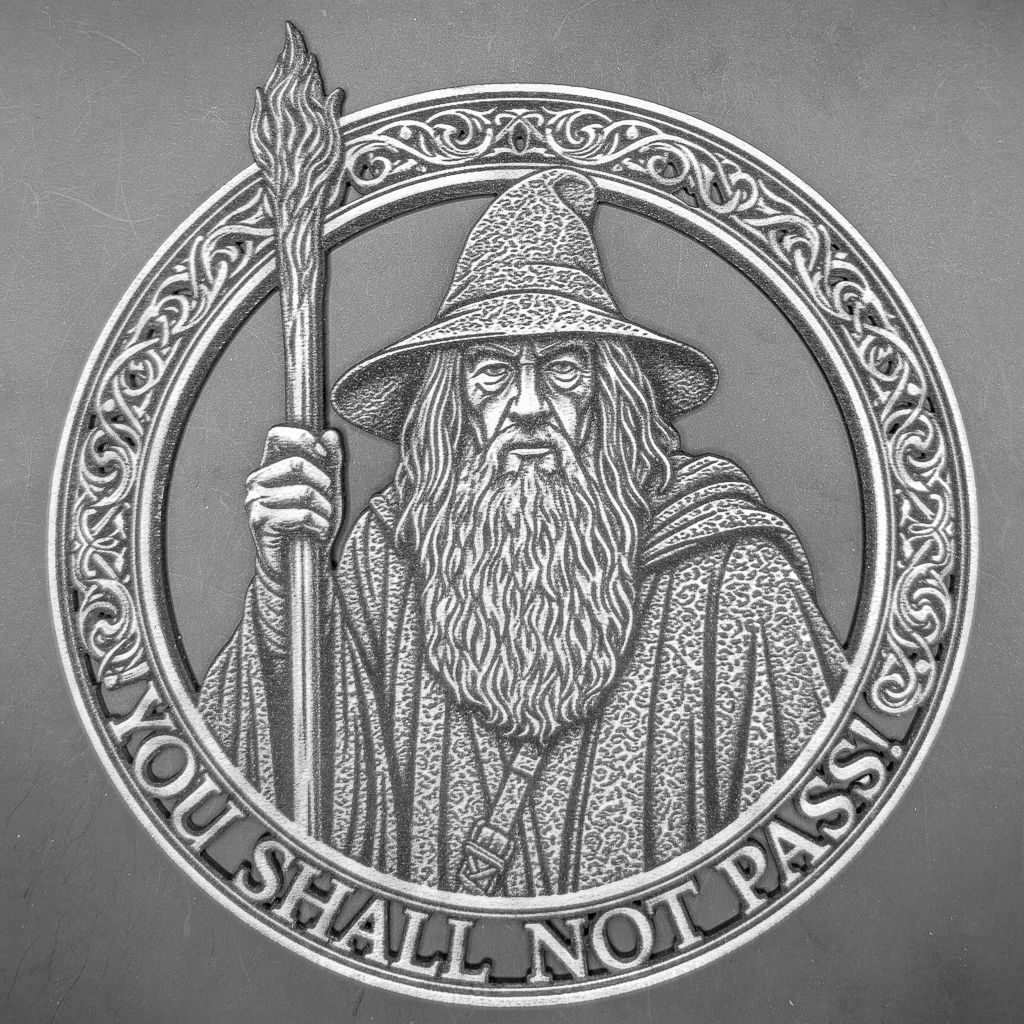 Decoratie - You shall not pass