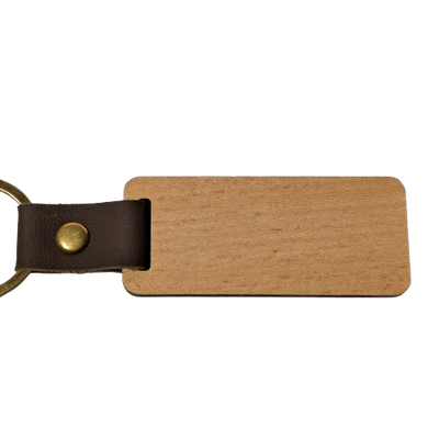 Personalisatie - Houten sleutelhanger Personalisatie - Houten sleutelhanger