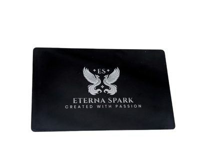 Visitekaart op geanodiseerd aluminium Visitekaart op geanodiseerd aluminium