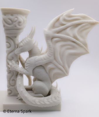 3D Boekensteun draak