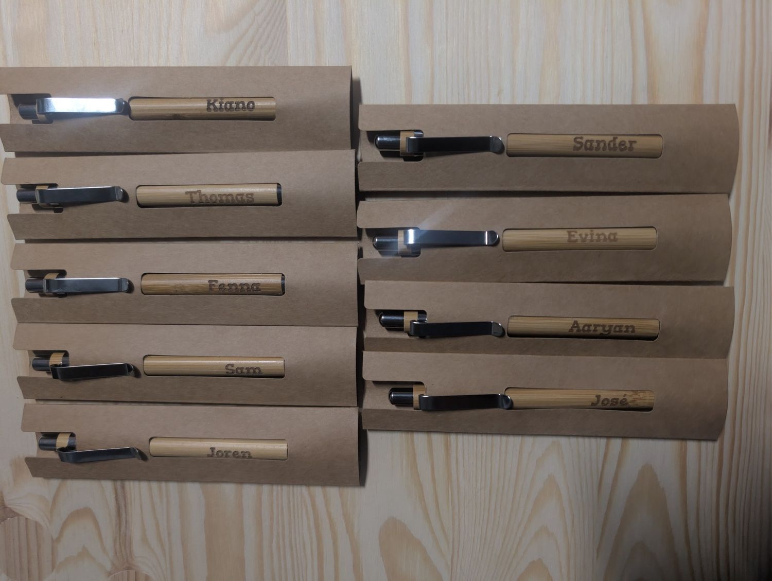 Personalisatie - Bamboe pen