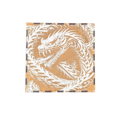 Vierkant doosje met slang 12x12x6