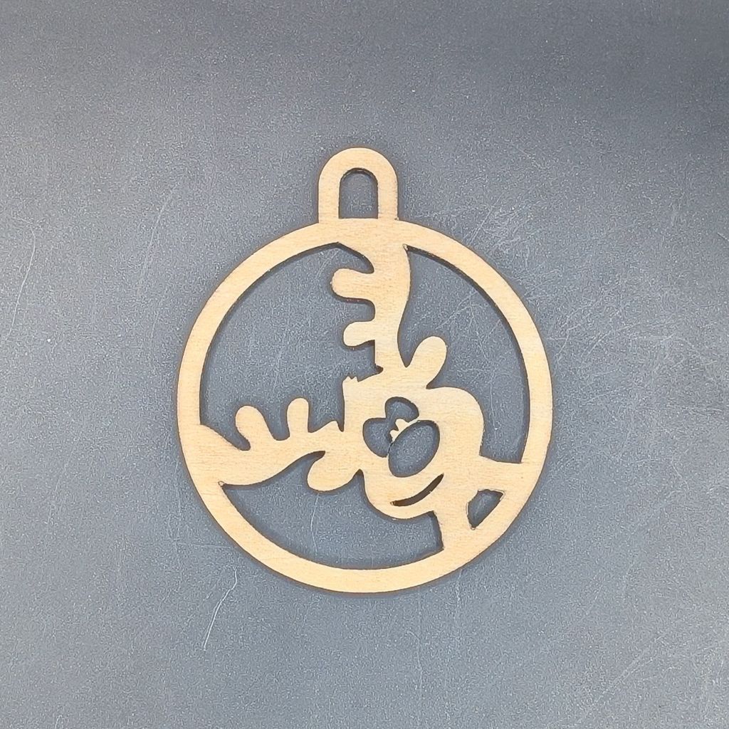 Kerstornament - Rendier 5 cm