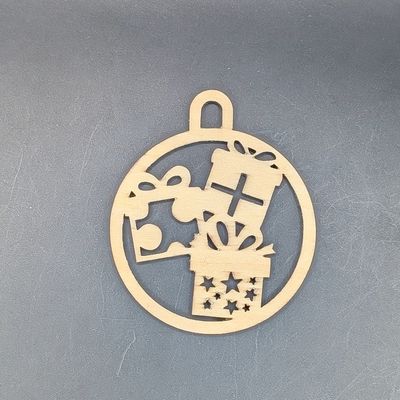 Kerstornament - cadeautjes 5 cm