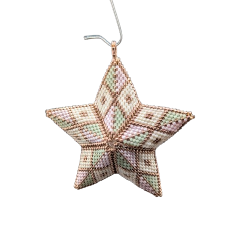 Peyote patroon - Vierkleurige Ster