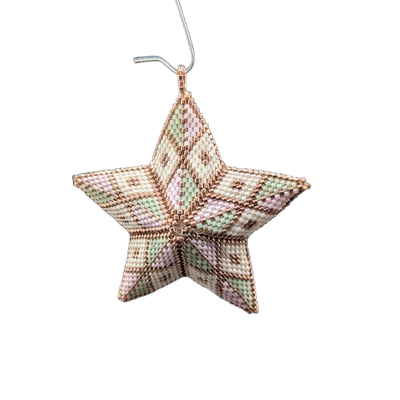 Peyote patroon - Vierkleurige Ster