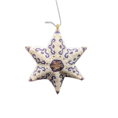 Peyote patroon - Zespuntige ster 79 mm