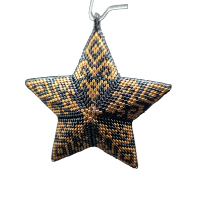 Peyote patroon - Tweekleurige ster