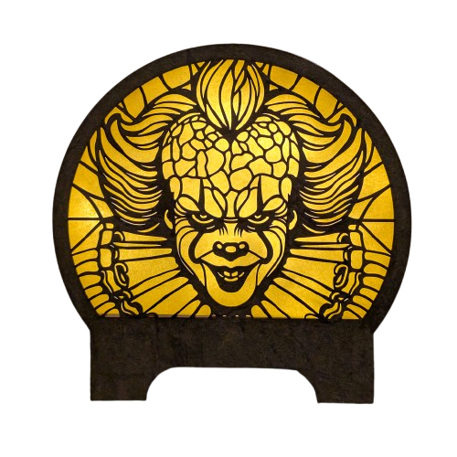 Houten lichtbox - IT lantaarn met fairylights