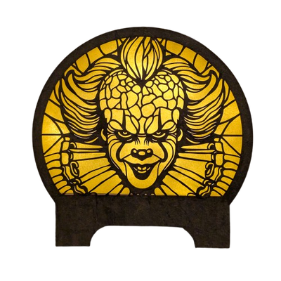 Houten lichtbox - IT lantaarn met fairylights